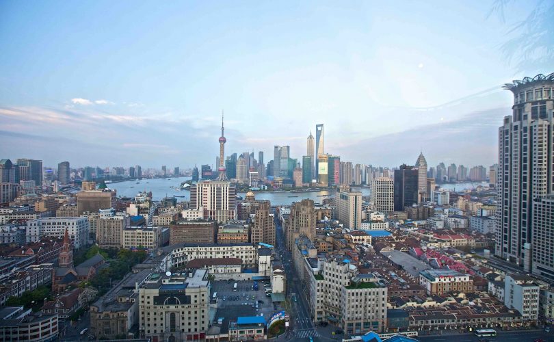 shanghai china cityscape